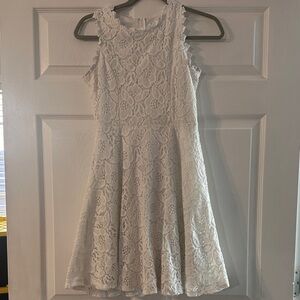 Charming Ivory Lace Kids Dress